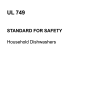 UL 749 PDF UL 749 PDF
